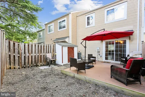 a view of a lake with houses