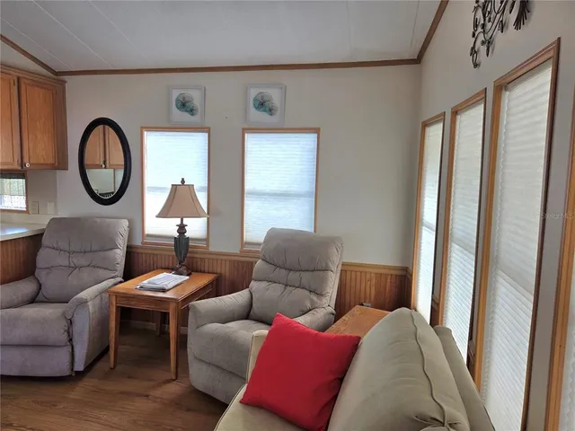 a kitchen with a stove and a microwave