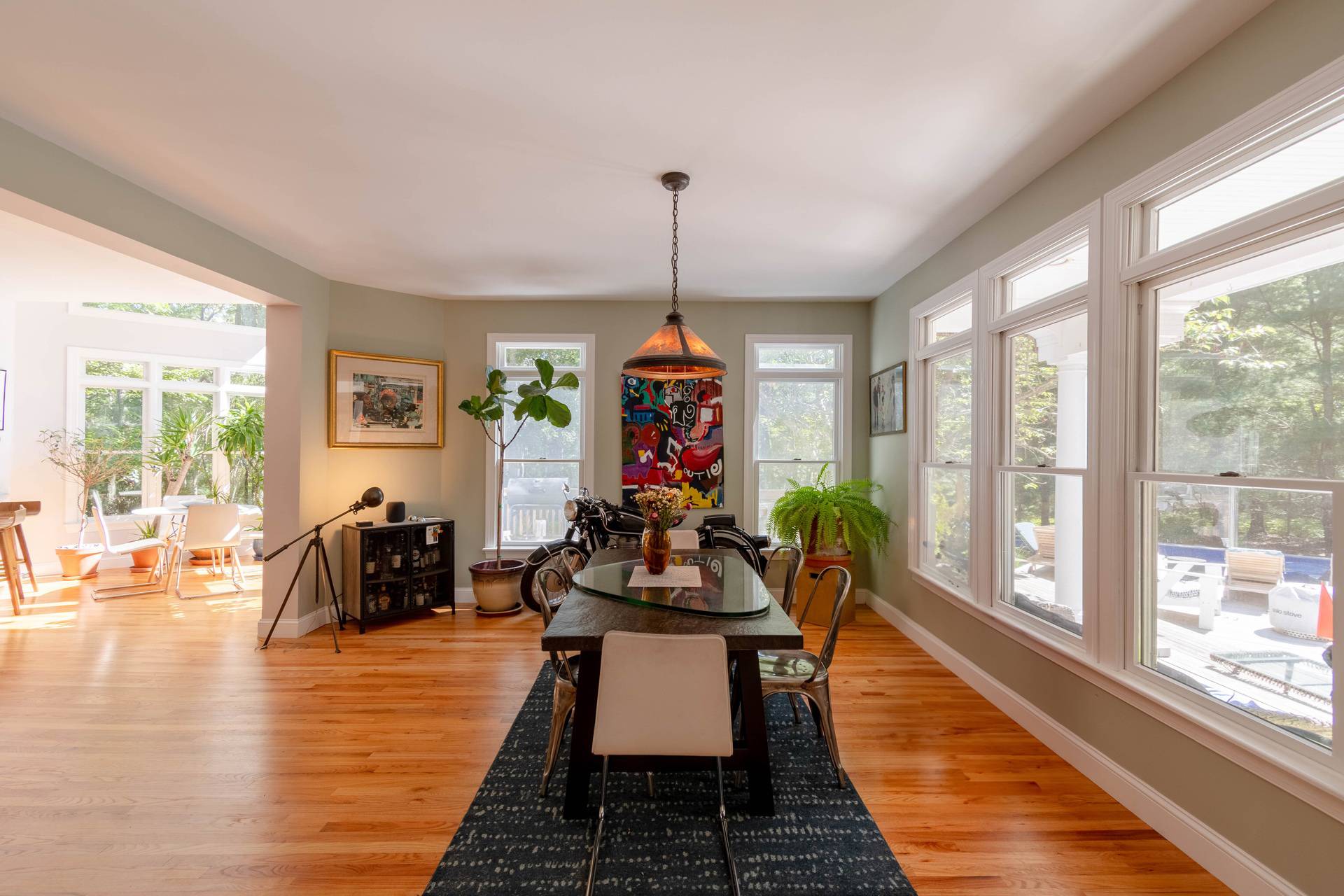 9 Ely Brook Road East Hampton, NY 11937 - Photo 21 of 22 a dining room with furniture window wooden floor