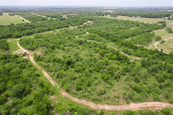 an aerial view of swimming pool