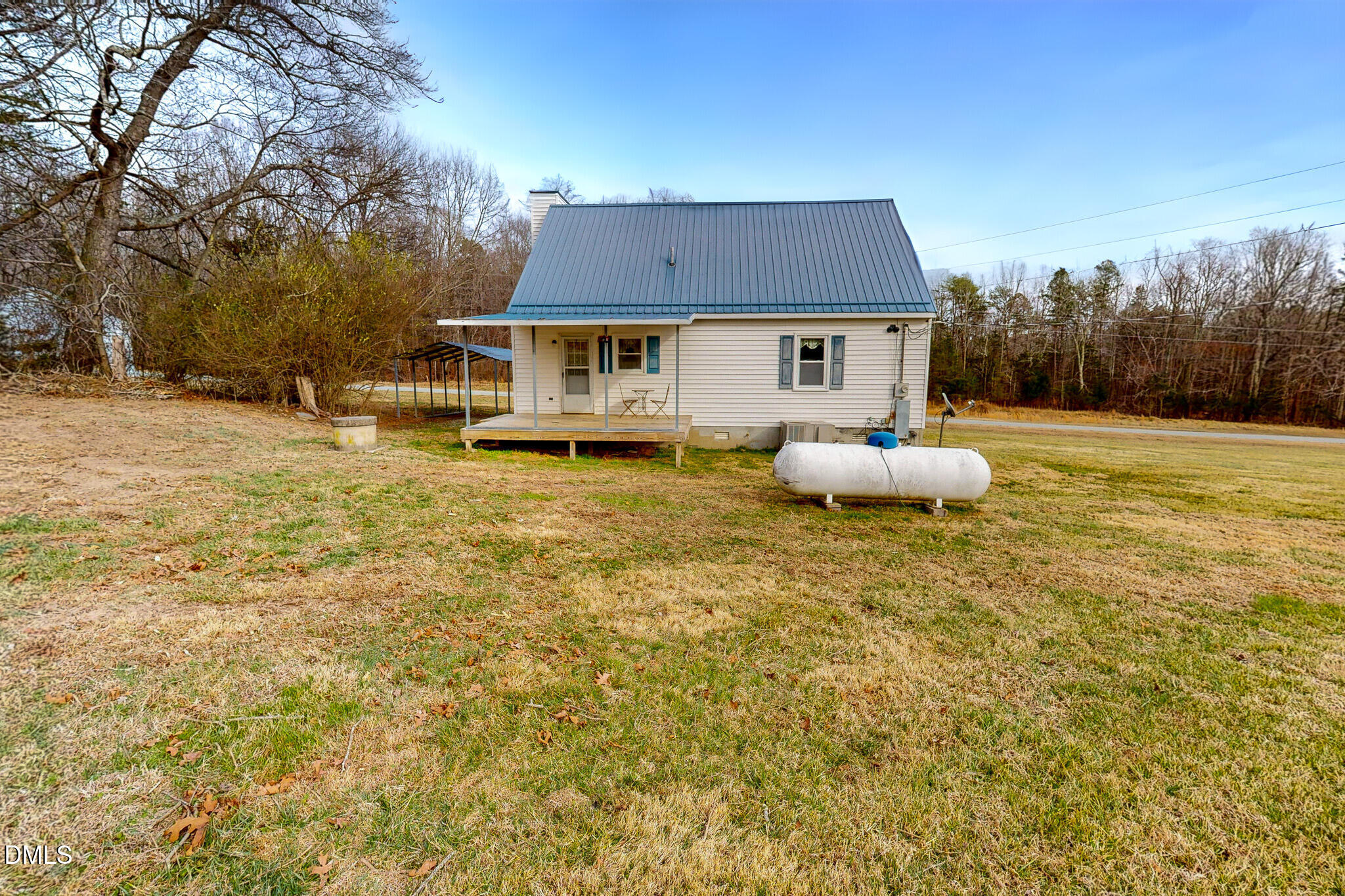 460 Medford Oakley Road Rougemont, NC 27572 - Photo 5 of 36 a front view of house with yard and trees