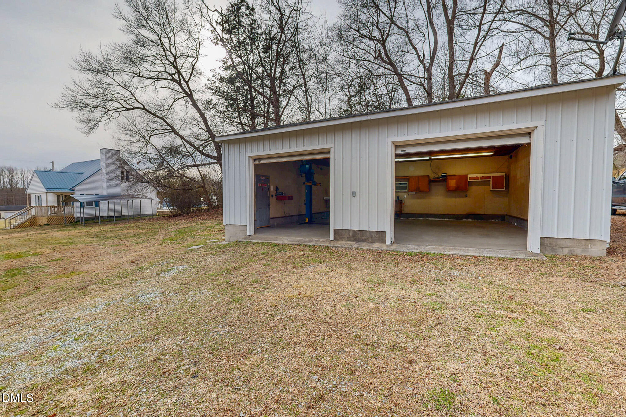 460 Medford Oakley Road Rougemont, NC 27572 - Photo 6 of 36 a view of a house with backyard
