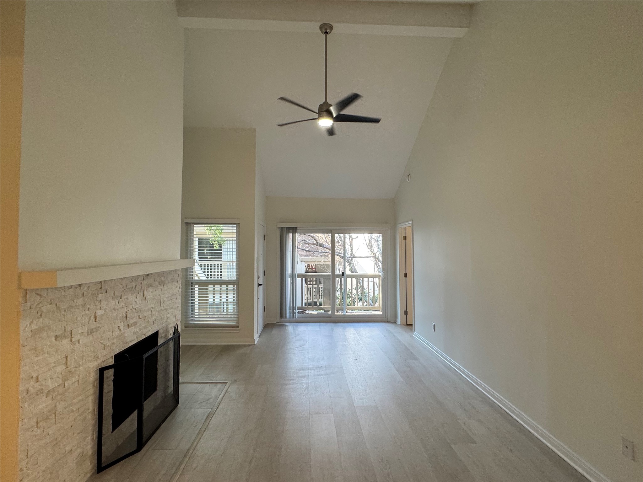 2100 Tanglewilde Street, Unit 626 Houston, TX 77063 - Photo 6 of 36 Balcony beyond, primary bedroom to the right