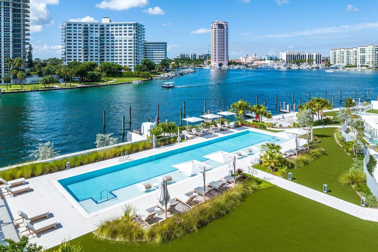 725 South Ocean Boulevard, Unit 202 Boca Raton, FL 33432 - Photo 57 of 57 a view of a lake with a city