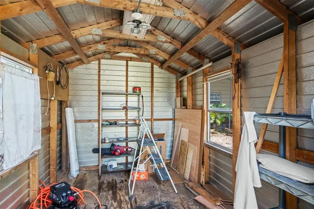 a view of a house with a street