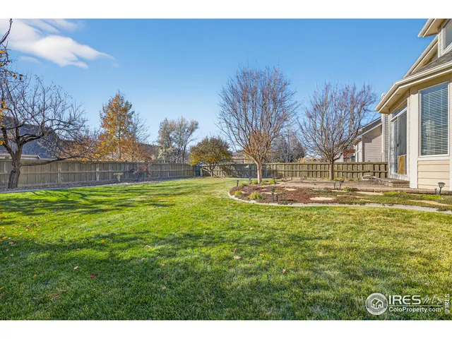 a view of outdoor space with garden