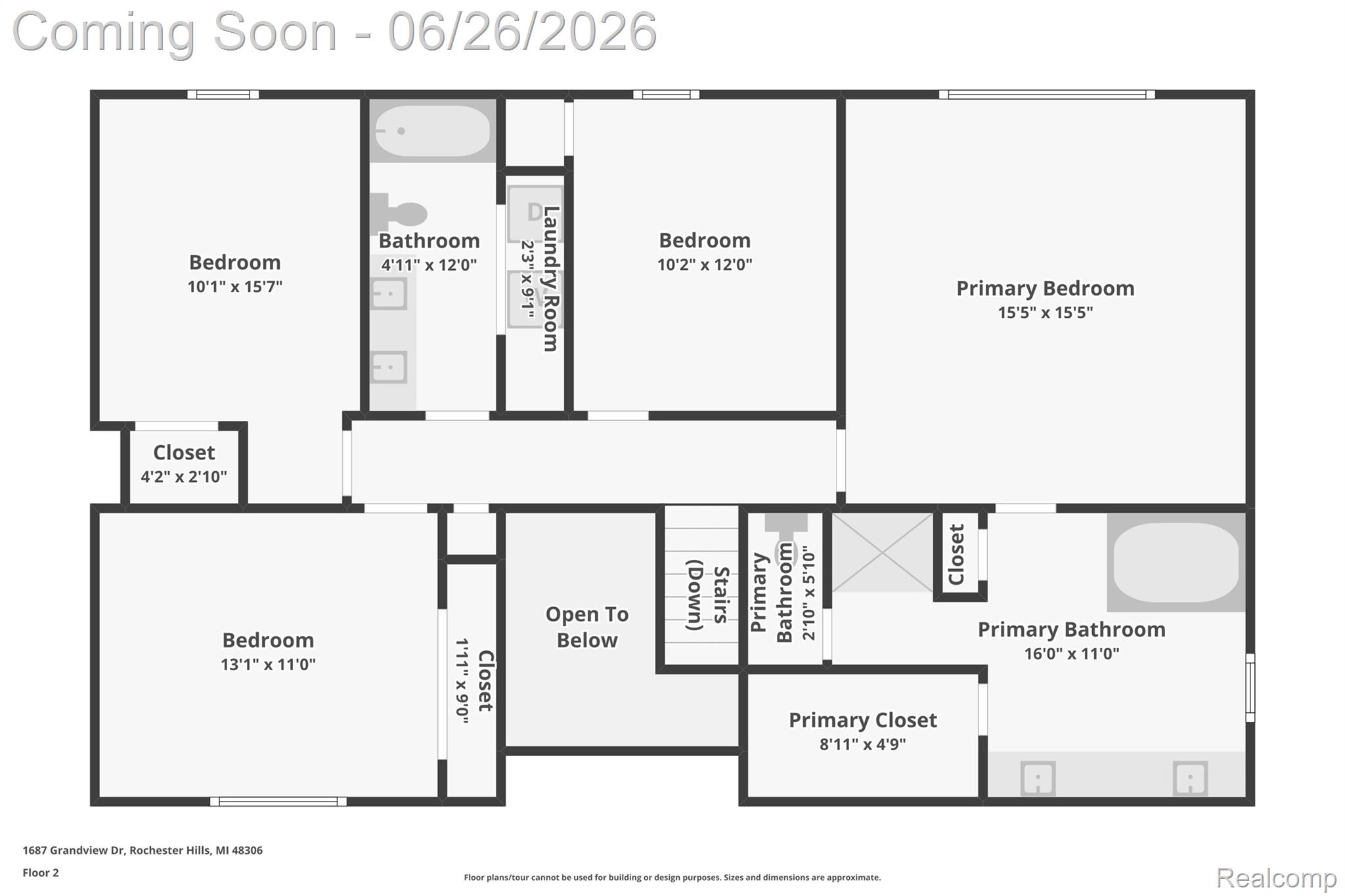 1687 Grandview Drive Rochester, MI 48306 - Photo 43 of 45 Floor plan
