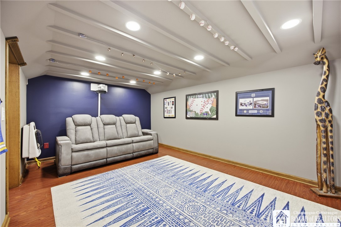 8028 Hayes Hollow Road Colden, NY 14033 - Photo 33 of 50 Basement Theater Room