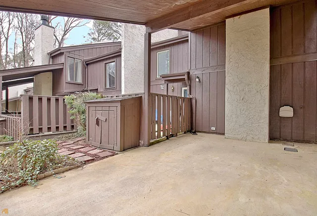 a view of an empty room