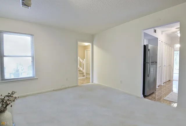 a view of an empty room