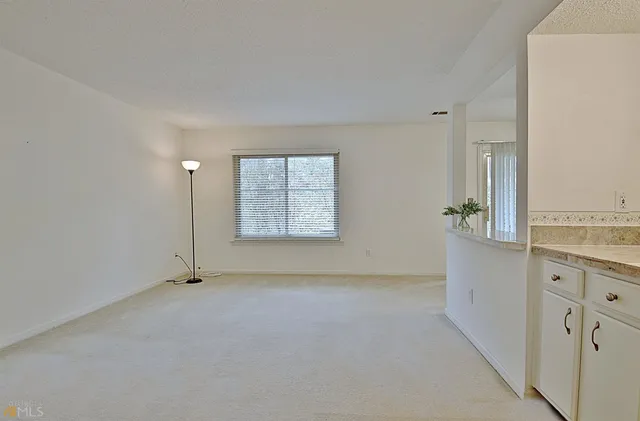 a view of an empty room