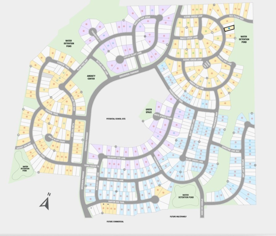 1228 Scenic Grn Loop Georgetown, TX 78628 - Photo 17 of 25 Site Map