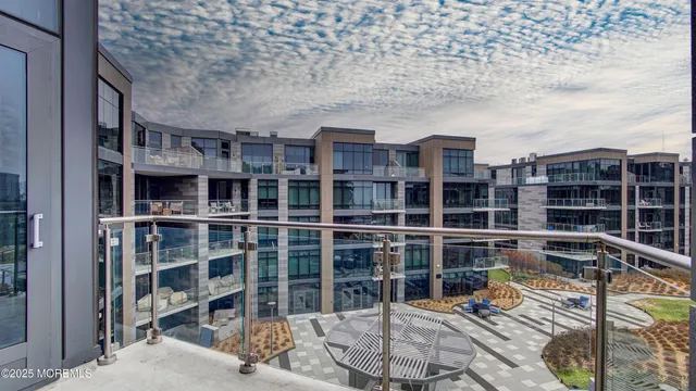 a view of a city with tall buildings