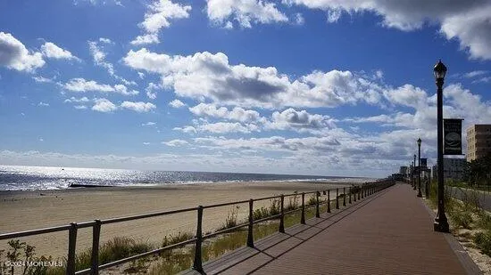 a front view of a building with street view
