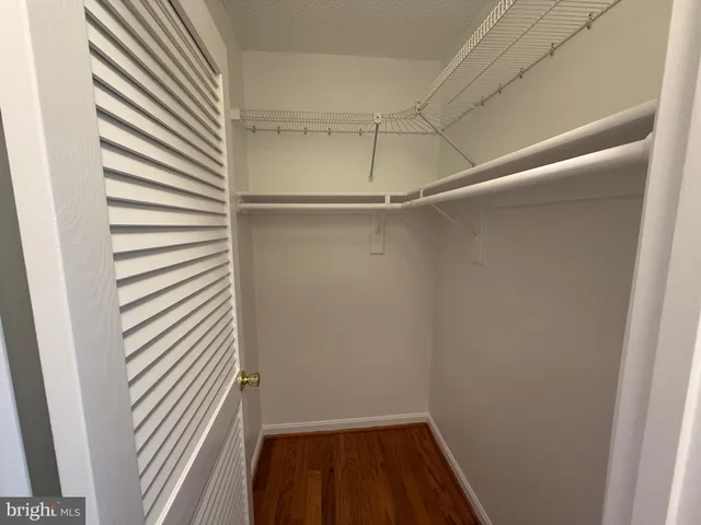a view of closet area