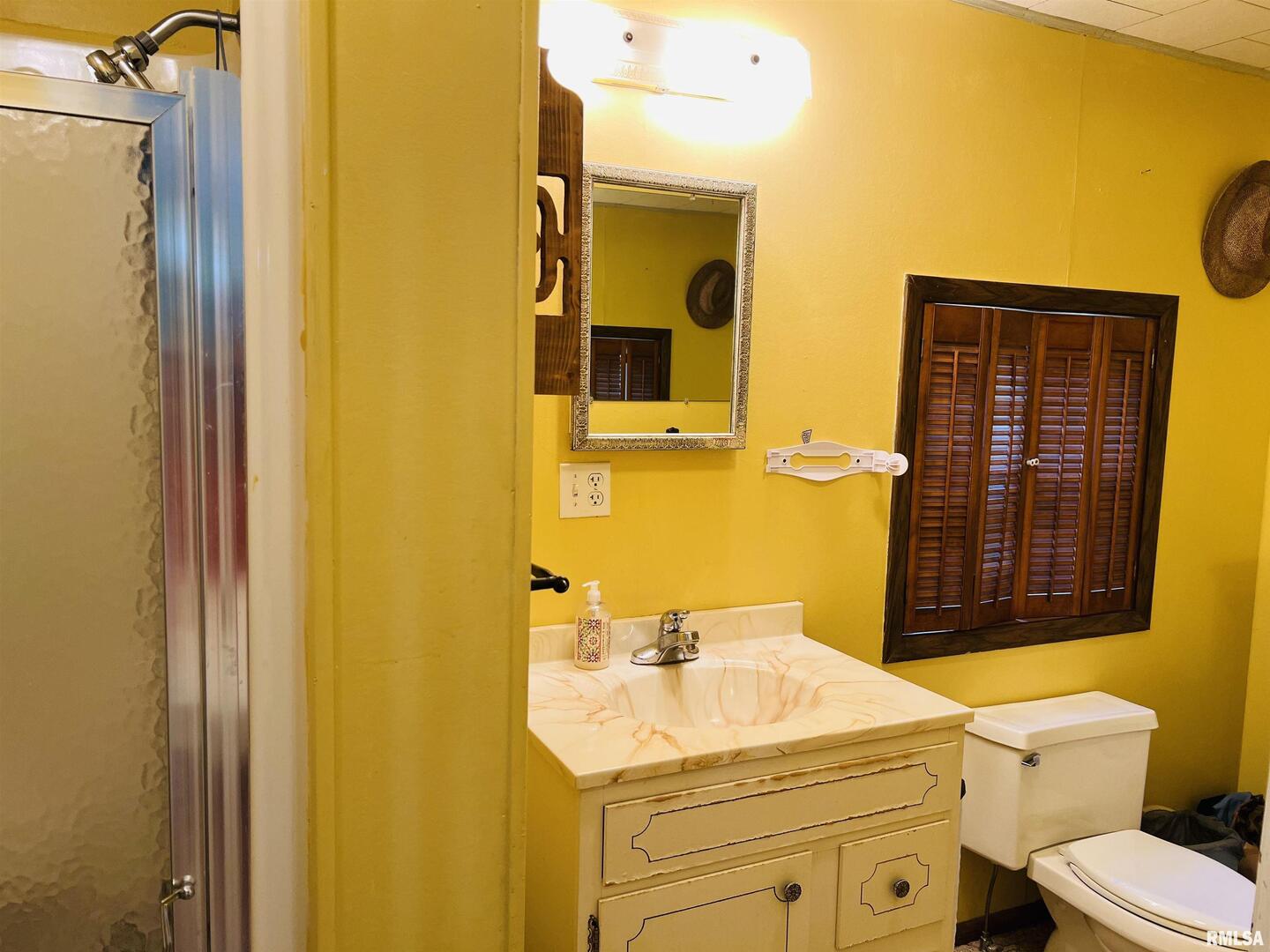295 Country Acres Road Eldorado, IL 62930 - Photo 30 of 32 a bathroom with a sink and a mirror