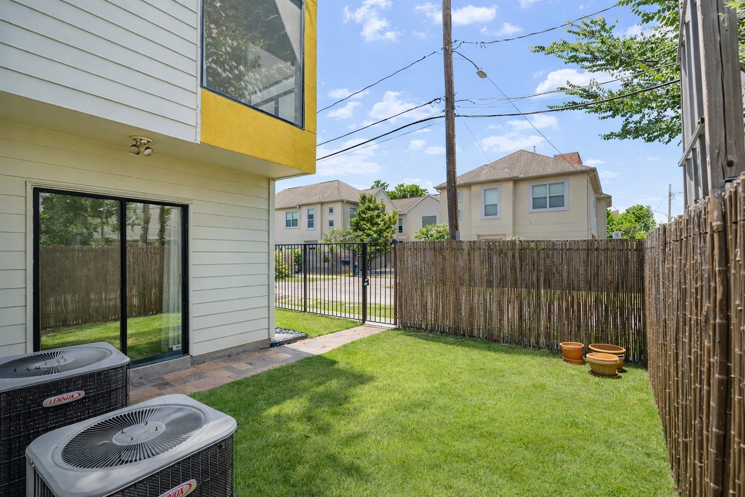 4302 Spencer Street Houston, TX 77007 - Photo 20 of 21 a backyard of a house with seating space