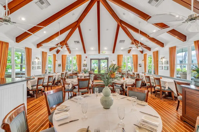 a view of a swimming pool and an outdoor space