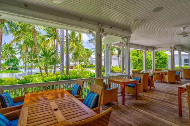 a view of outdoor space with seating area