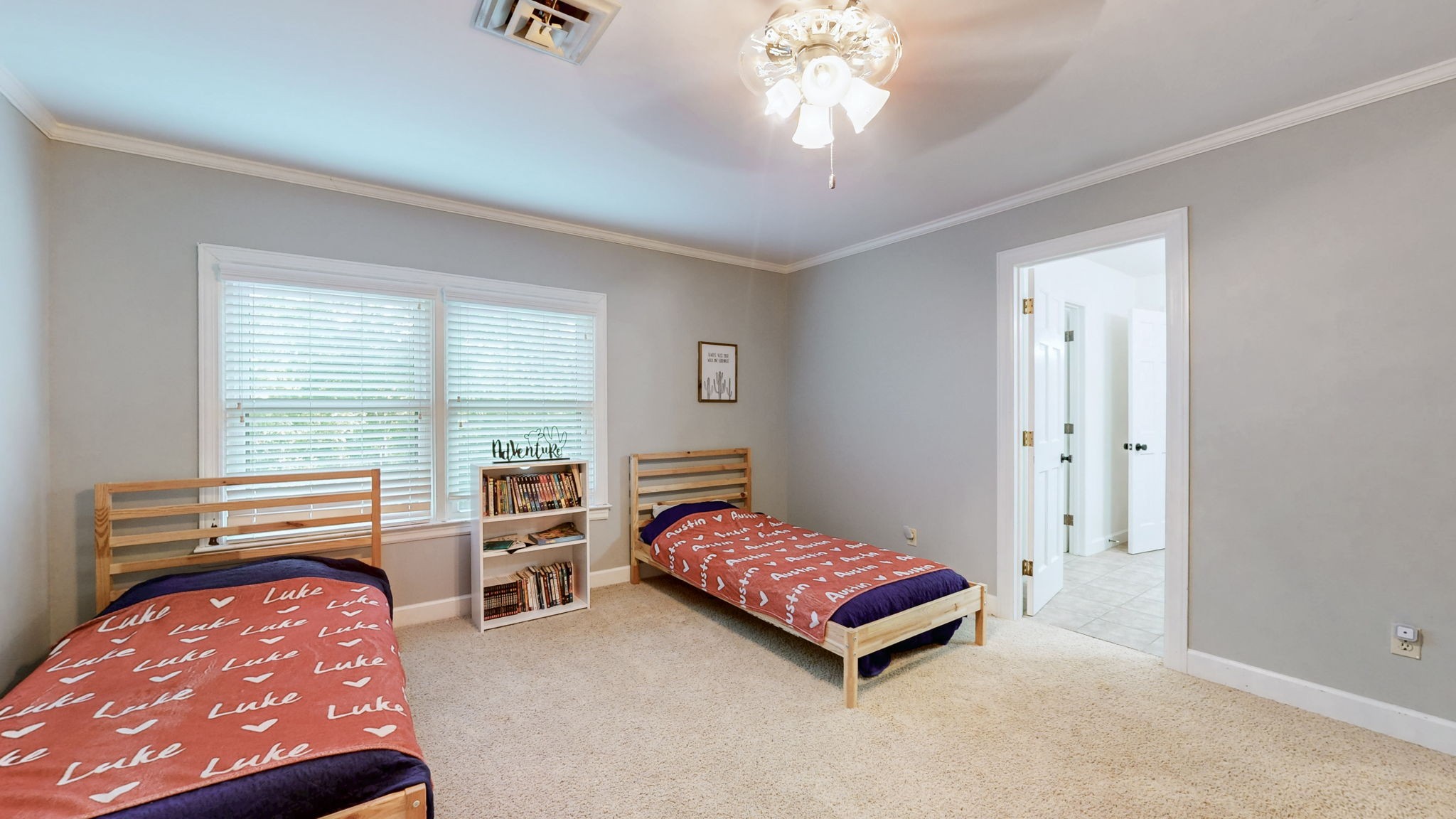 1928 Arlington Road Lebanon, TN 37087 - Photo 39 of 90 a bedroom with furniture and a chandelier