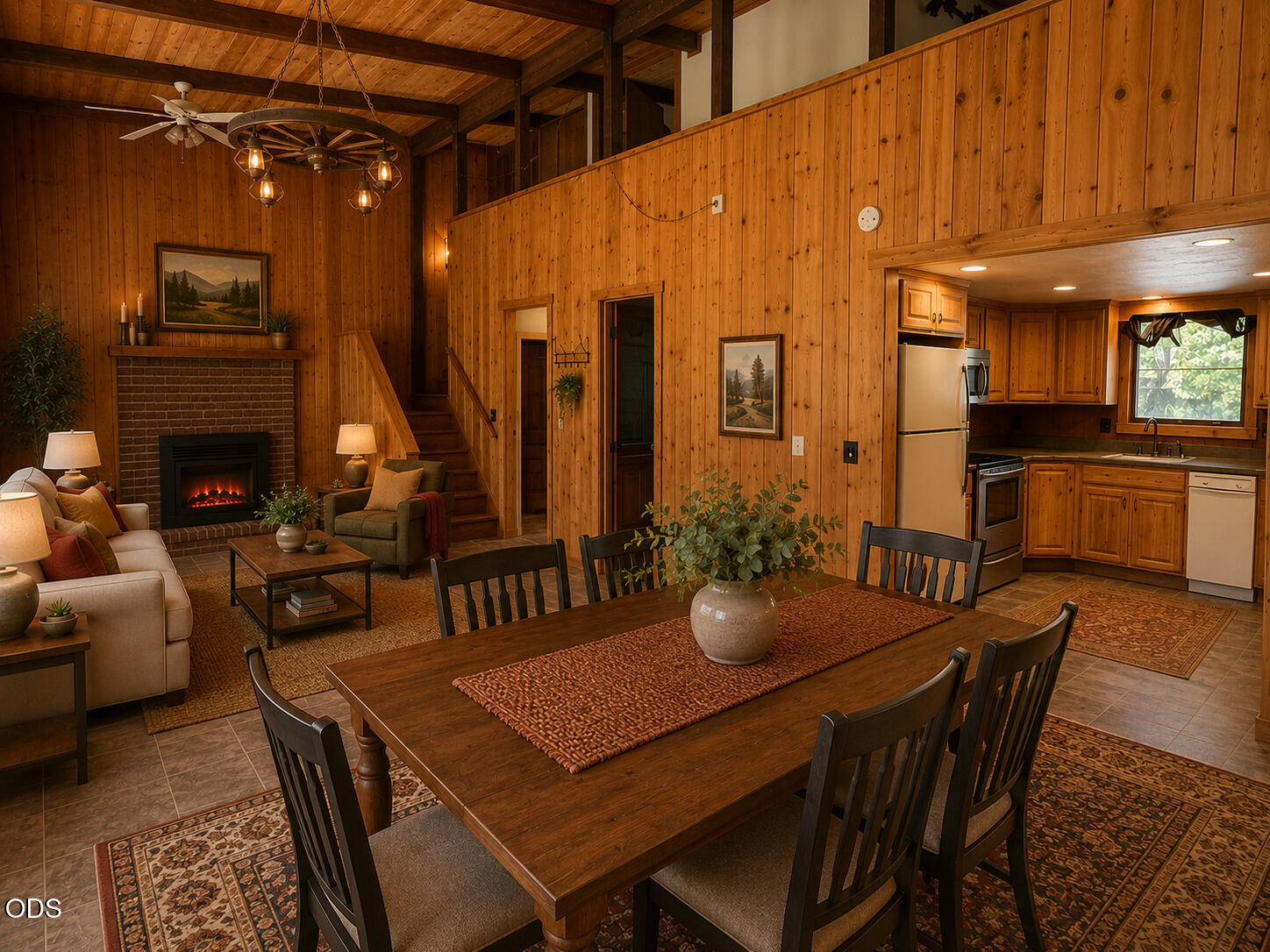 16025 Strawn Road La Pine, OR 97739 - Photo 18 of 95 a dining room with furniture and wooden floor