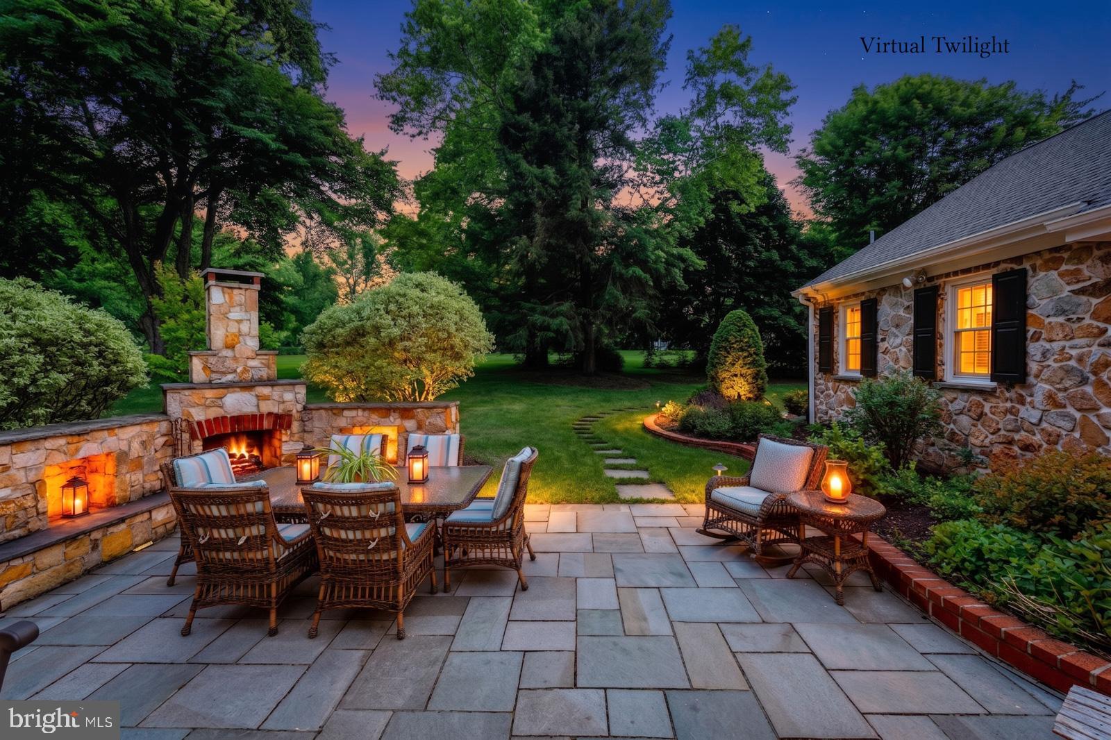 1700 Old Welsh Road Huntingdon Valley, PA 19006 - Photo 5 of 105 an outdoor space with furniture and garden view