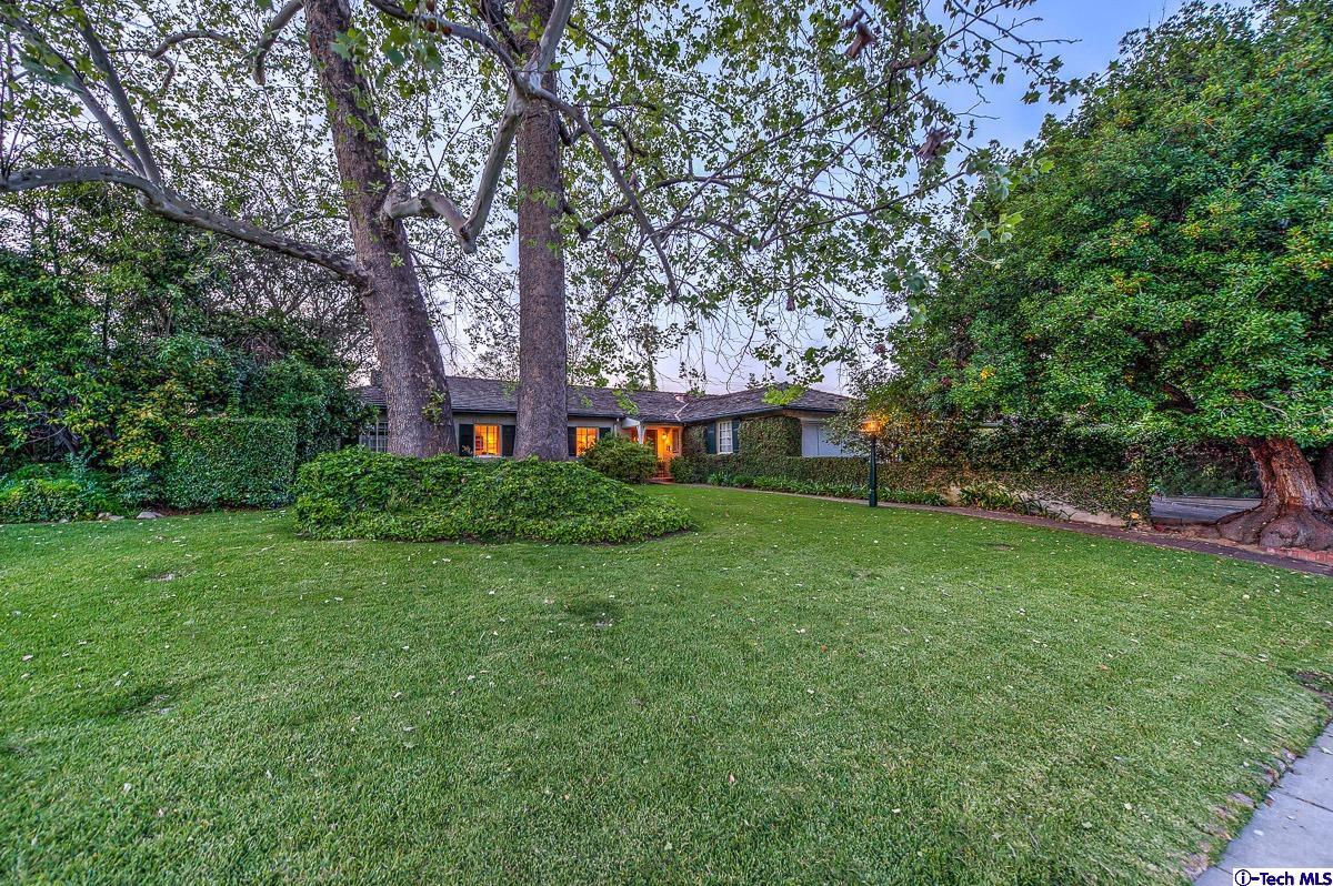 1271 Roanoke Road San Marino, CA 91108 - Photo 1 of 65 a view of a house with a big yard