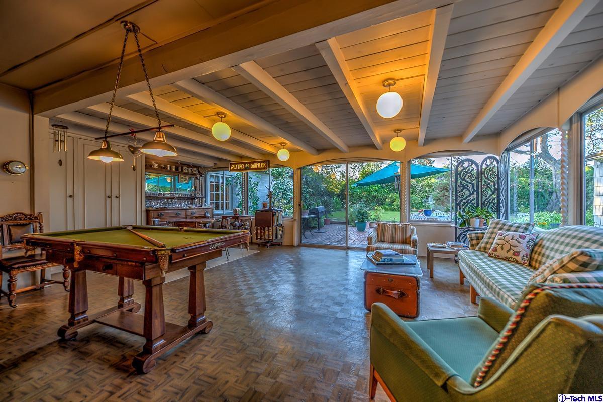 1271 Roanoke Road San Marino, CA 91108 - Photo 30 of 65 a outdoor space with patio lots of furniture and iron fence