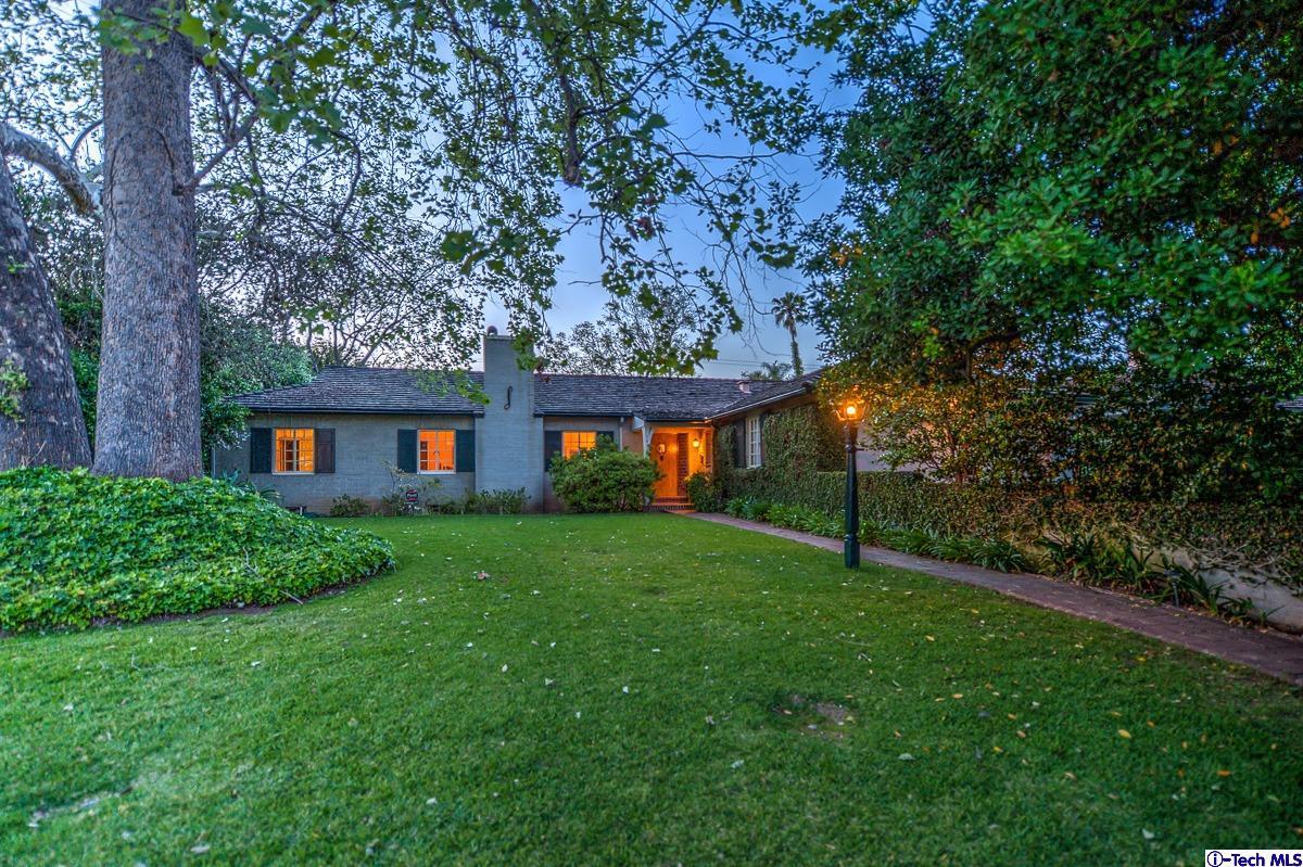 1271 Roanoke Road San Marino, CA 91108 - Photo 4 of 65 a view of a yard in front of a house with large tree