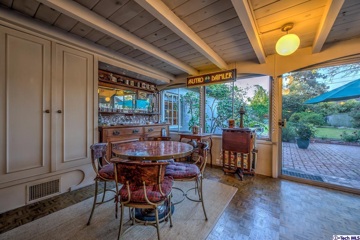 1271 Roanoke Road San Marino, CA 91108 - Photo 34 of 65 a dining room with furniture and wooden floor