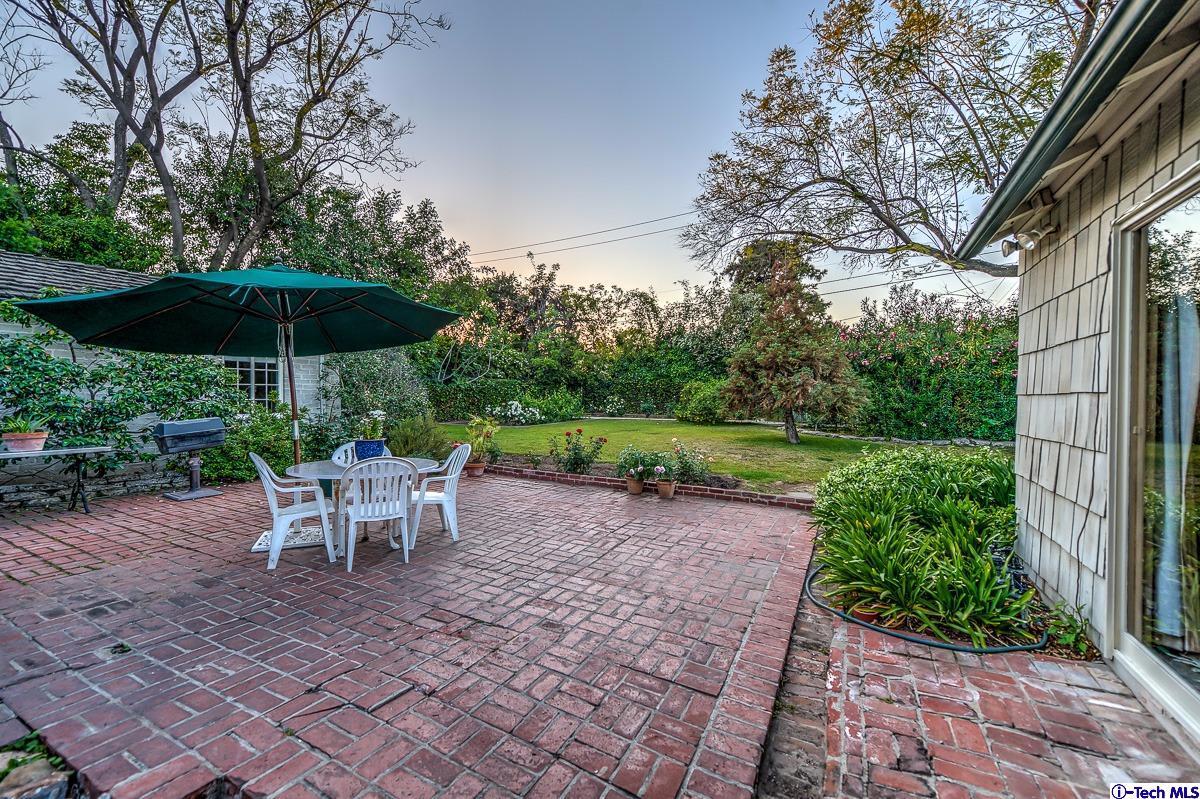 1271 Roanoke Road San Marino, CA 91108 - Photo 54 of 65 a view of a sitting area with furniture and backyard