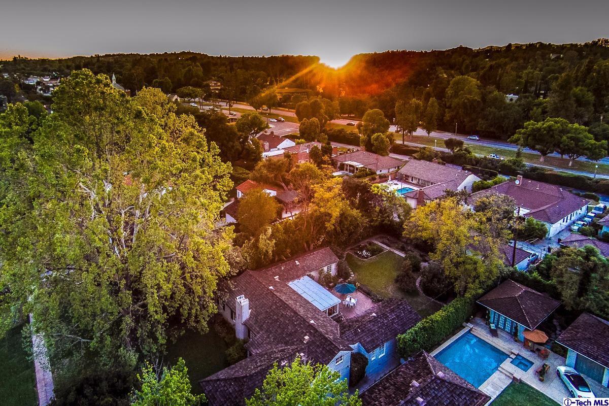 1271 Roanoke Road San Marino, CA 91108 - Photo 63 of 65 an aerial view of residential houses with outdoor space