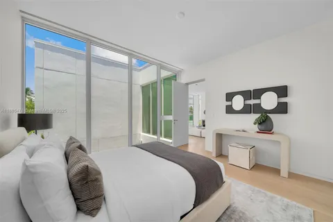 a view of balcony with yard