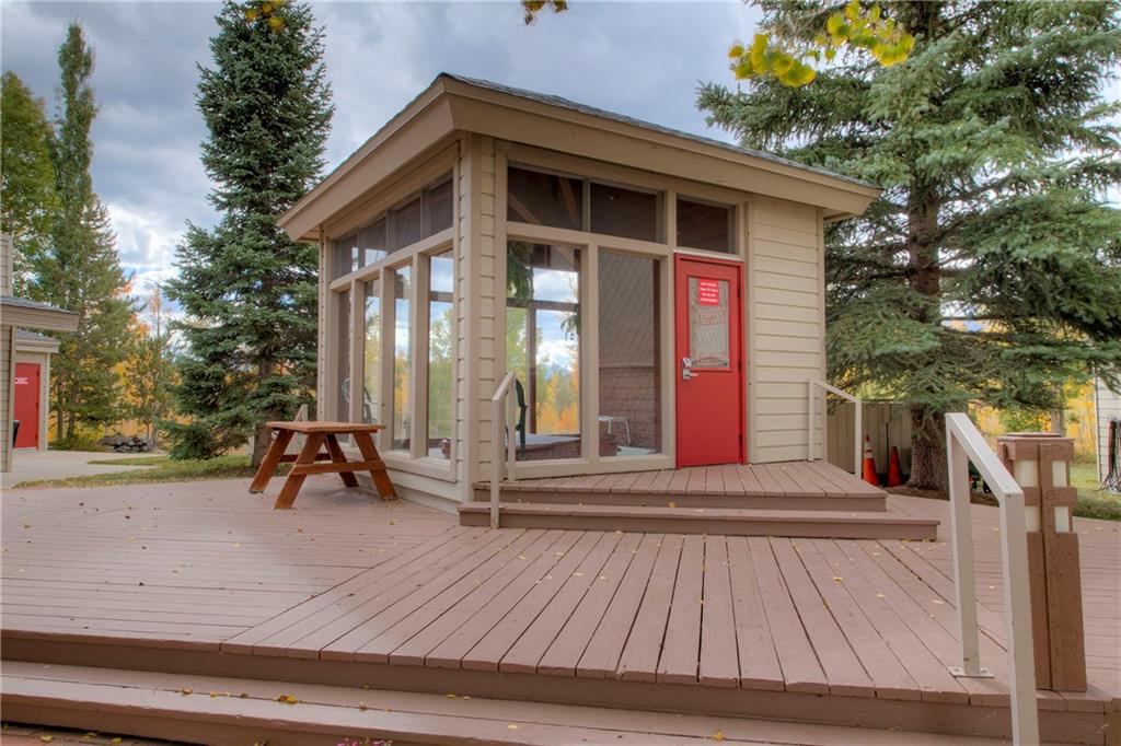 4811 Ryan Gulch Road, Unit 4811 Silverthorne, CO 80498 - Photo 34 of 35 a view of outdoor space yard and patio