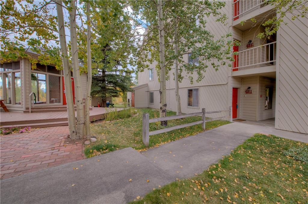 4811 Ryan Gulch Road, Unit 4811 Silverthorne, CO 80498 - Photo 35 of 35 front view of a house with a yard