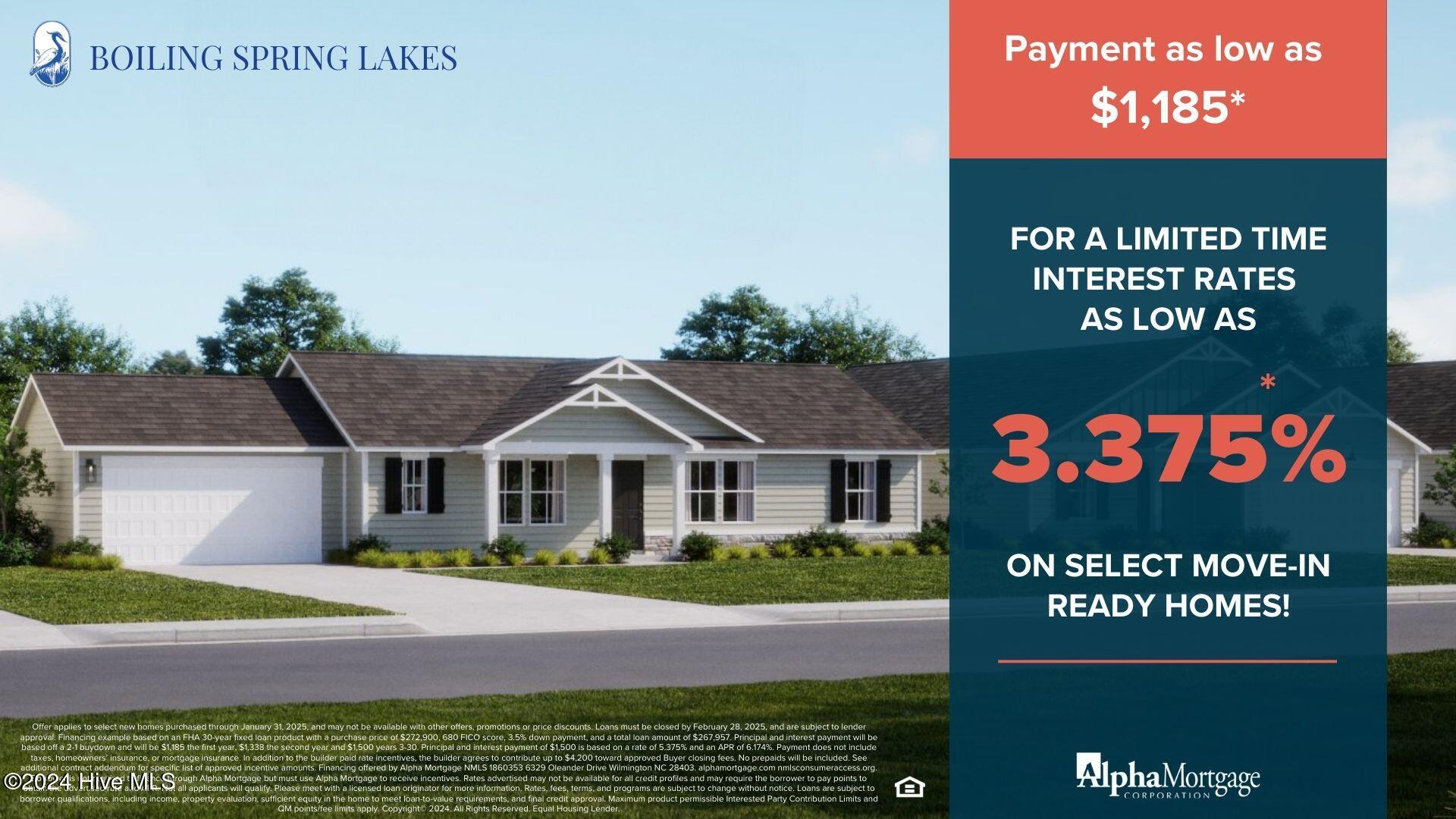 1171 Goldsboro Road Boiling Spring Lakes, NC 28461 - Photo 2 of 8 BSL - Sales Price $272,900(New)