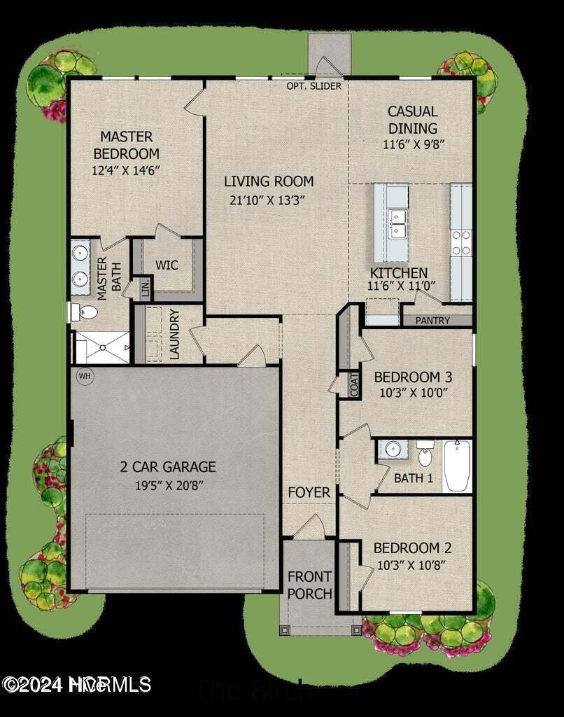 1171 Goldsboro Road Boiling Spring Lakes, NC 28461 - Photo 8 of 8 Birch floorplan