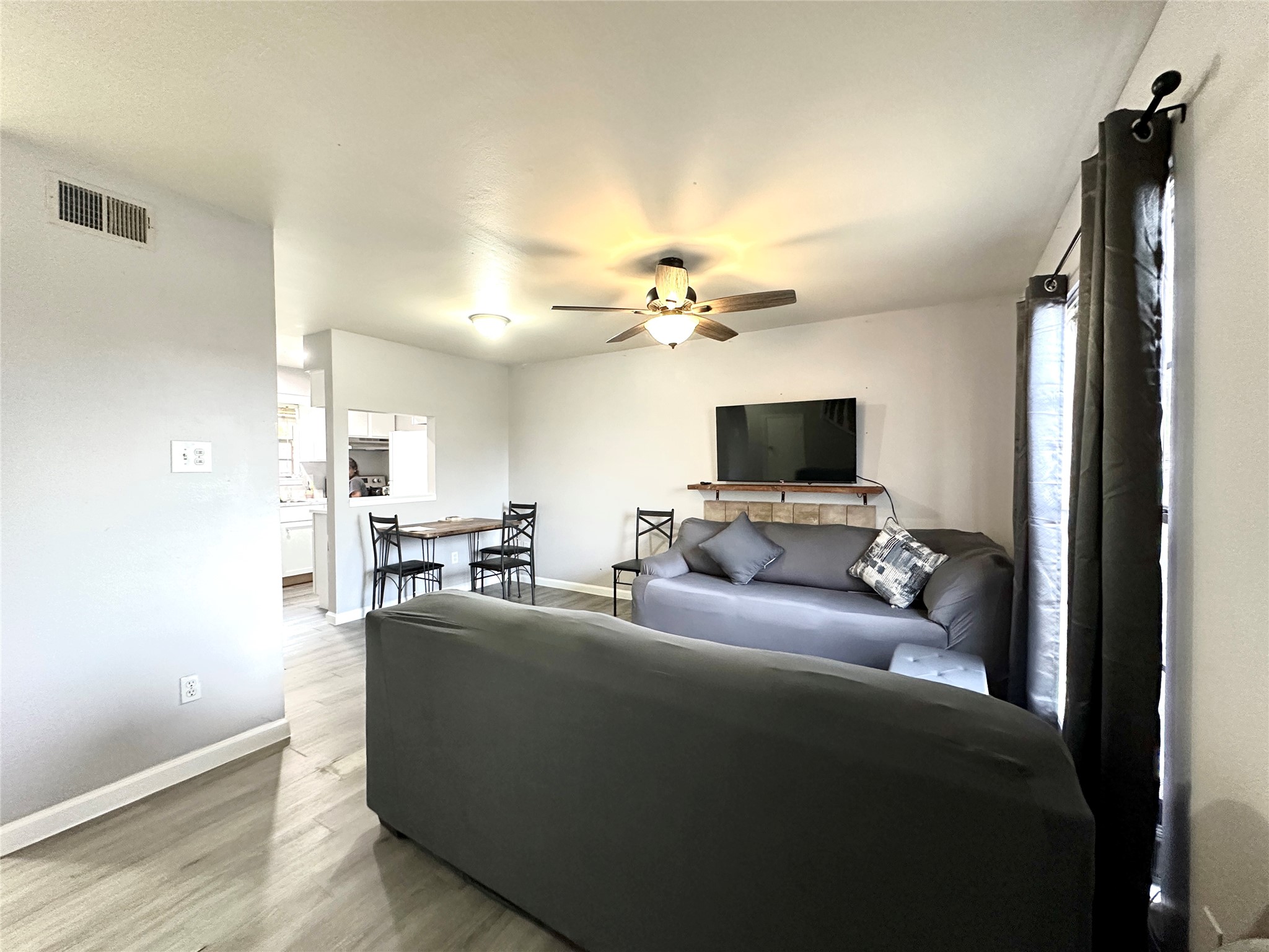 4120 Hartt Street Houston, TX 77025 - Photo 4 of 19 Living room with cozy fireplace!