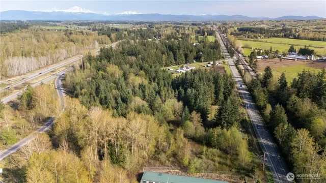a view of lake and mountain