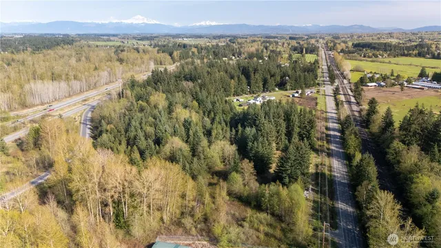 a view of lake and mountain