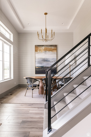 1378 North 1500 West, Unit 8 Mapleton, UT 84664 - Photo 12 of 20 Open foyer featuring wide plank wood-finish flooring