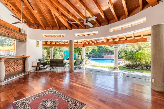 a very nice looking room with a large window