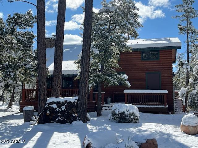368 Brook Lane Payson, AZ 85541 - Photo 42 of 44 368 N Brook Ln with snow