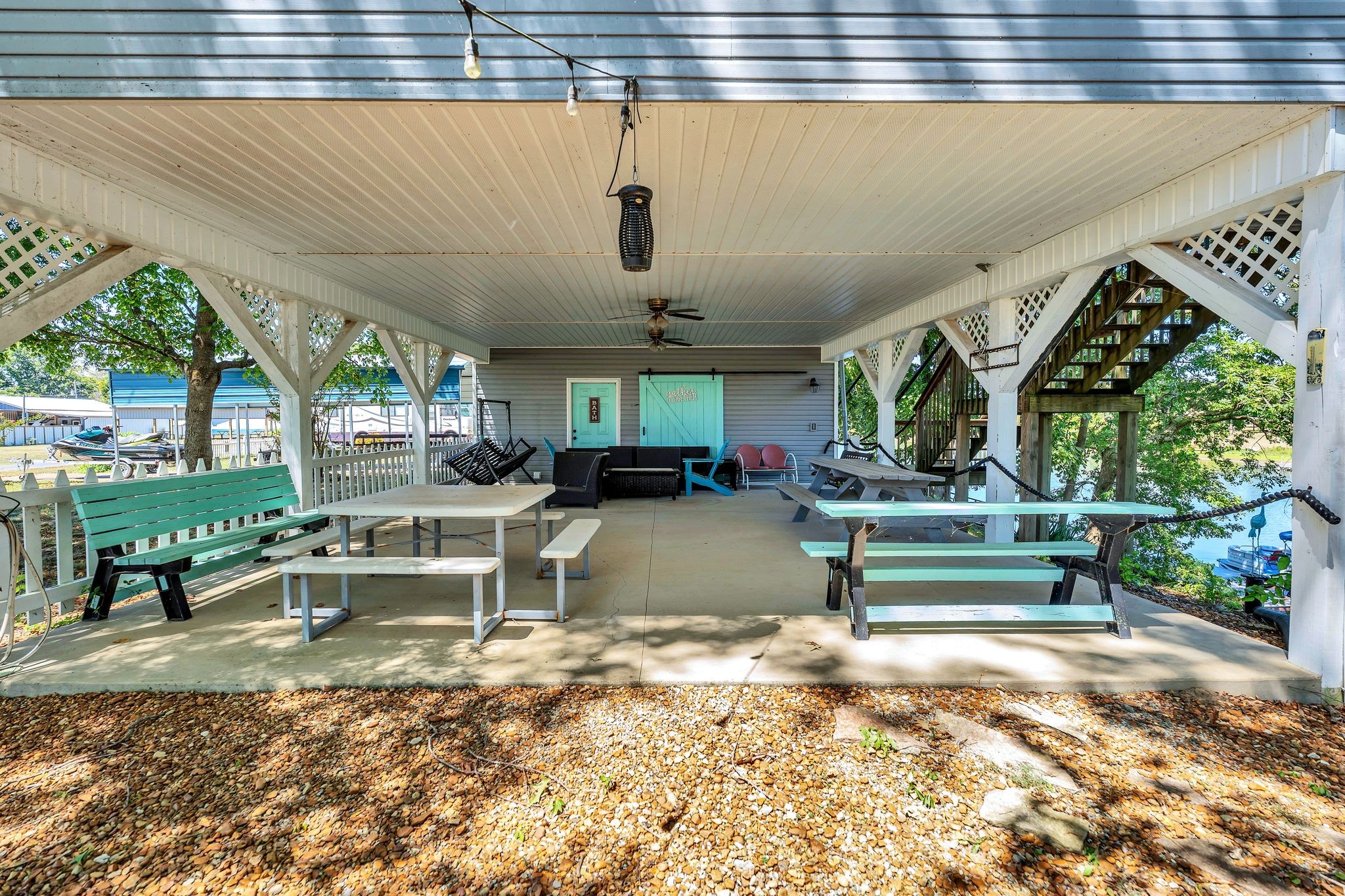 219 Tn River Estates Road Clifton, TN 38425 - Photo 7 of 38 a swimming pool with outdoor seating