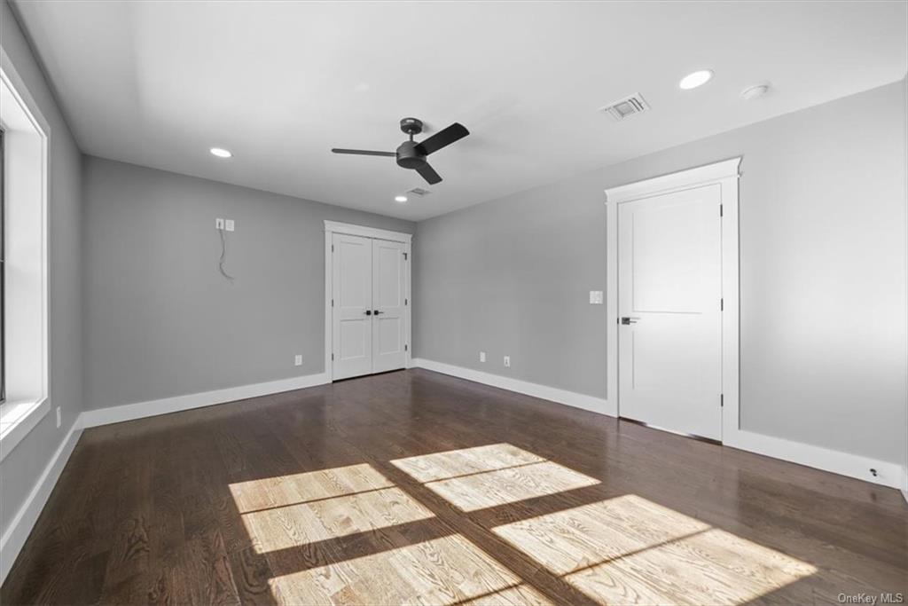 346 Shawanga Lodge Road Bloomingburg, NY 12721 - Photo 31 of 36 Spare room featuring ceiling fan and dark hardwood / wood-style flooring