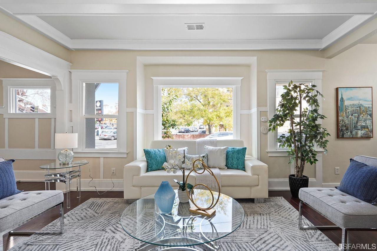 3036 14th Avenue Oakland, CA 94602 - Photo 19 of 35 a living room with furniture and a large window