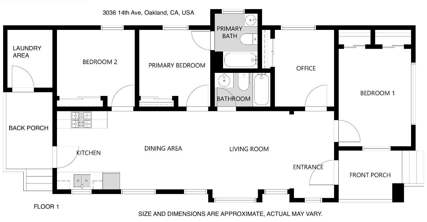 3036 14th Avenue Oakland, CA 94602 - Photo 2 of 35 a picture of a black and white photo