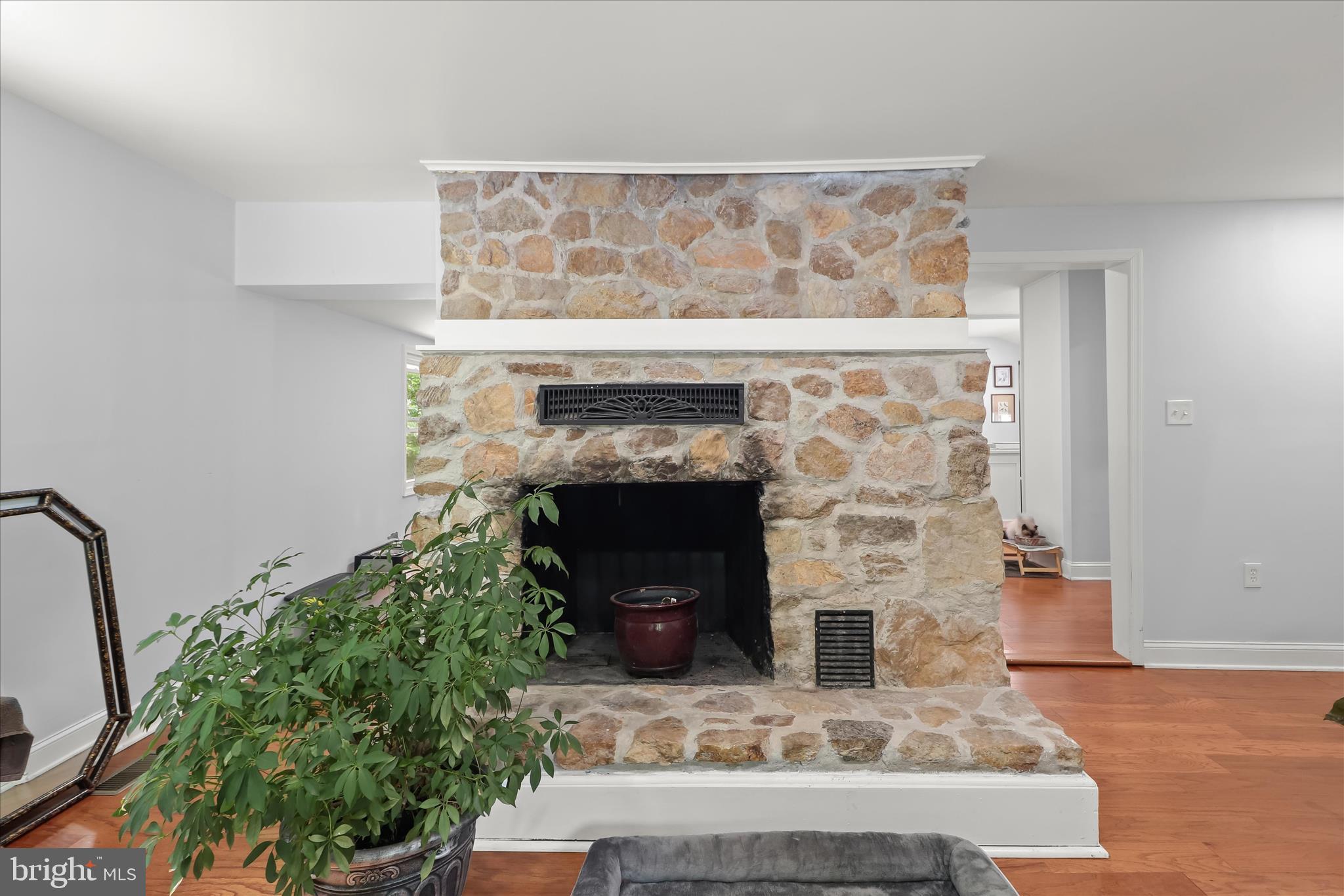 14213 Longnecker Road Reisterstown, MD 21136 - Photo 14 of 44 view of a fireplace with wooden floor