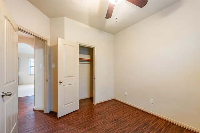 wooden floor in an empty room