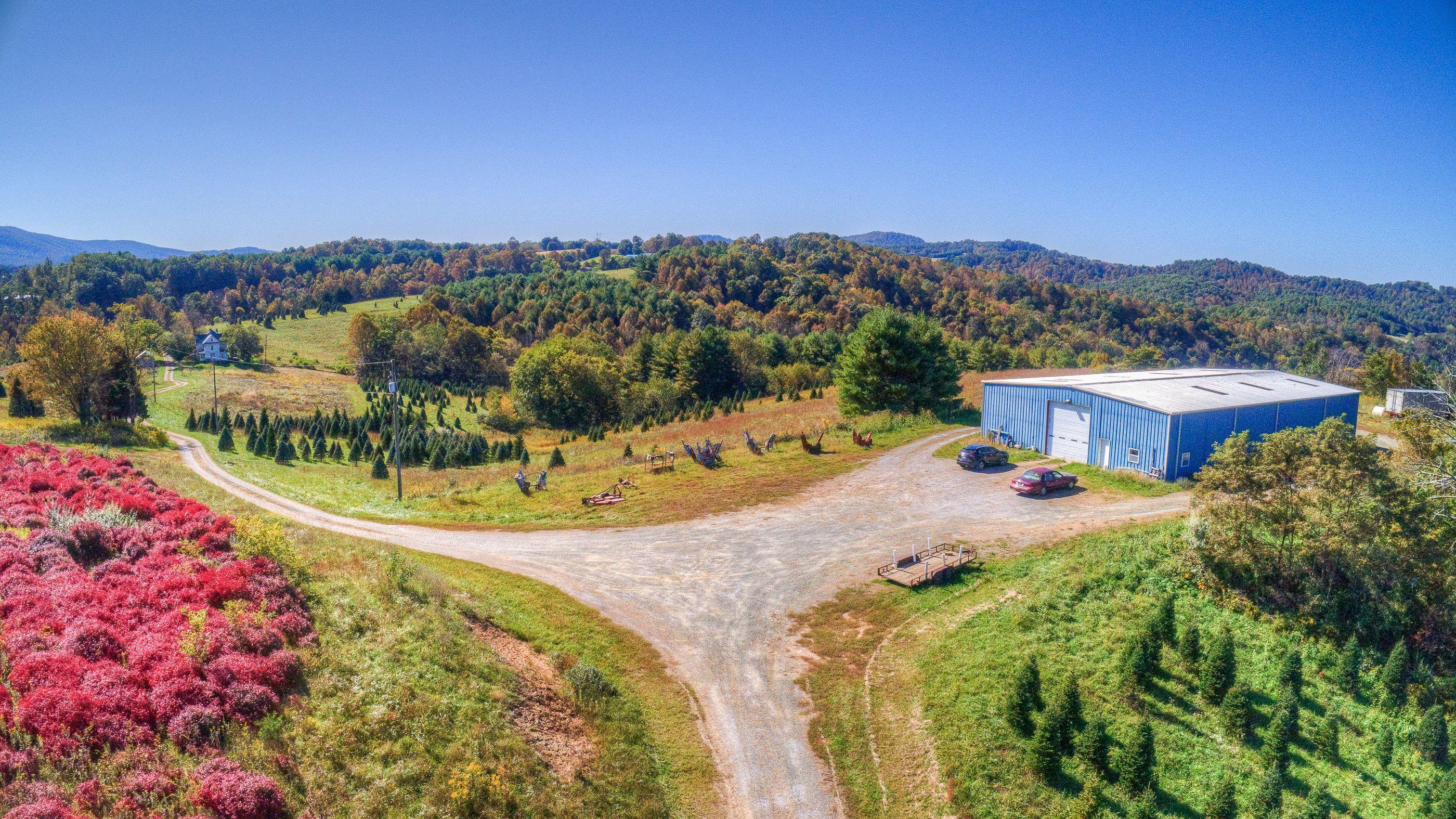 2865 Webbs Mill Road North Floyd, VA 24091 - Photo 44 of 64 building drone 2